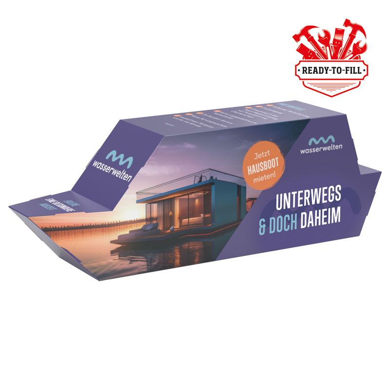 3D-Präsent Schiff, kundengestelltes Füllgut