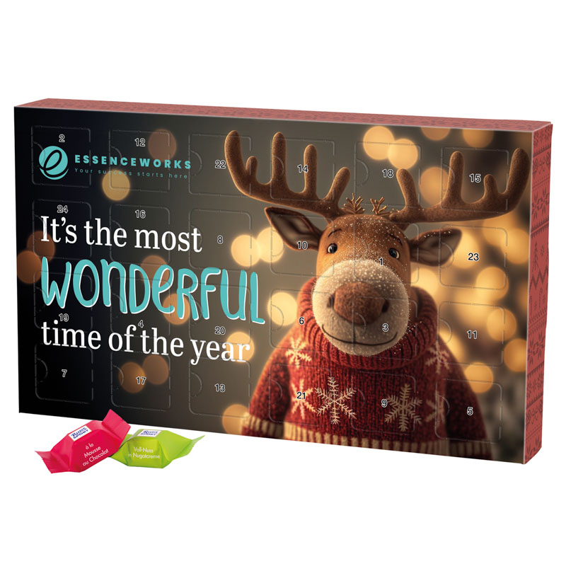 Adventskalender Eco L, Ritter SPORT Schokowürfel