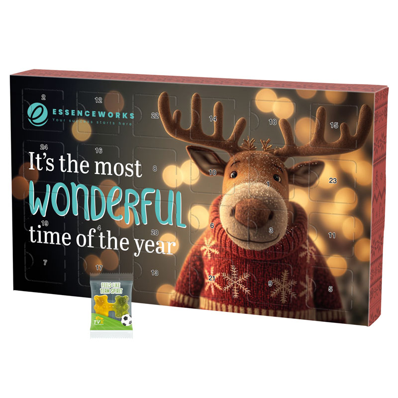 Adventskalender Eco L, Trolli Team Gummibärchen