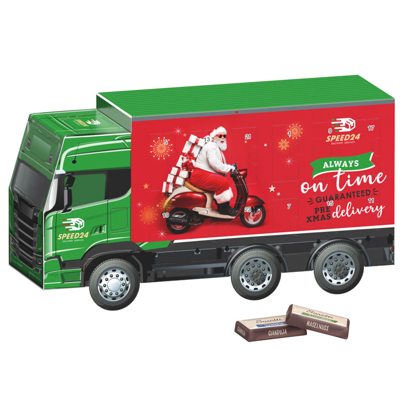 Adventskalender LKW, Sarotti Täfelchen