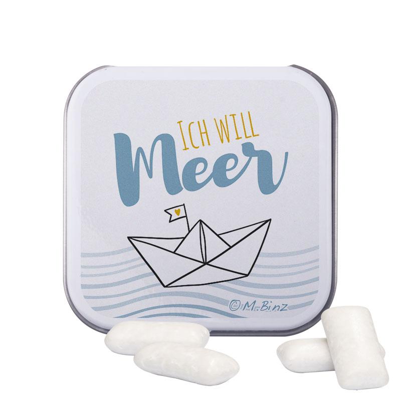 Dose Quadratisch, KoRo Menthol Kaugummi