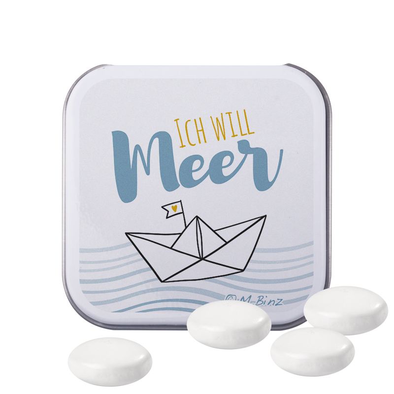 Dose Quadratisch, Mentos Kaudragee Mint