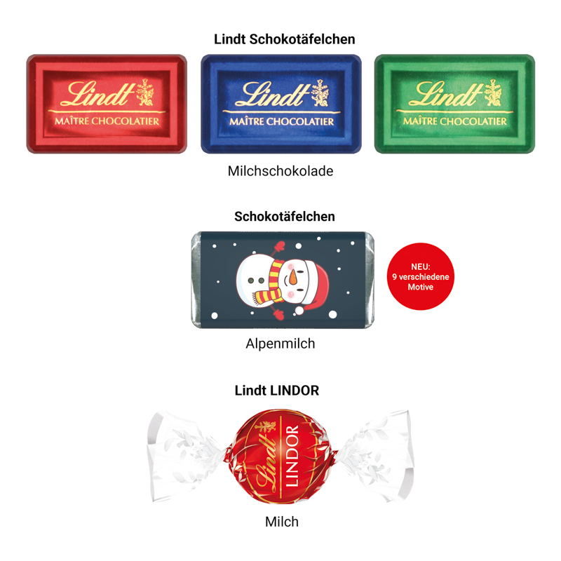 Geschenkbox Mini Herz, Ritter SPORT Schokowürfel Vollnuss Nougatcreme