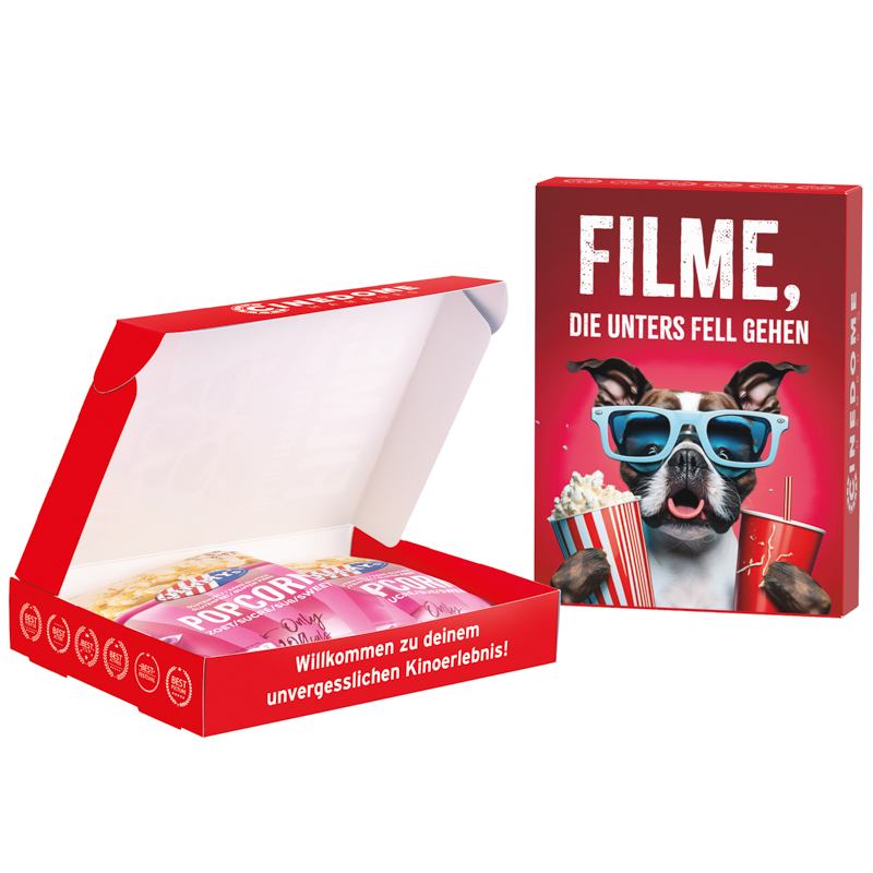 Klappschachtel JIMMY’s Popcorn Süß