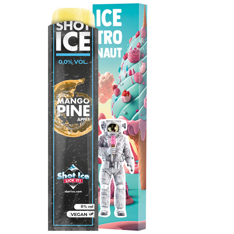 Long Box, Shot Ice – Juicy Mango Pine Apple, alkoholfrei
