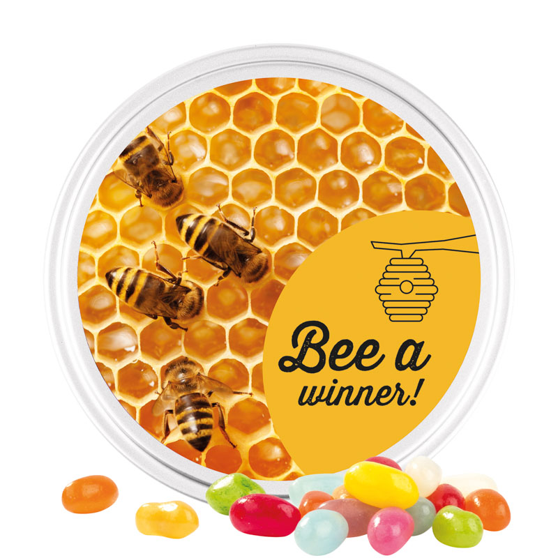 Midi Dose, weiß, American Style Jelly Beans