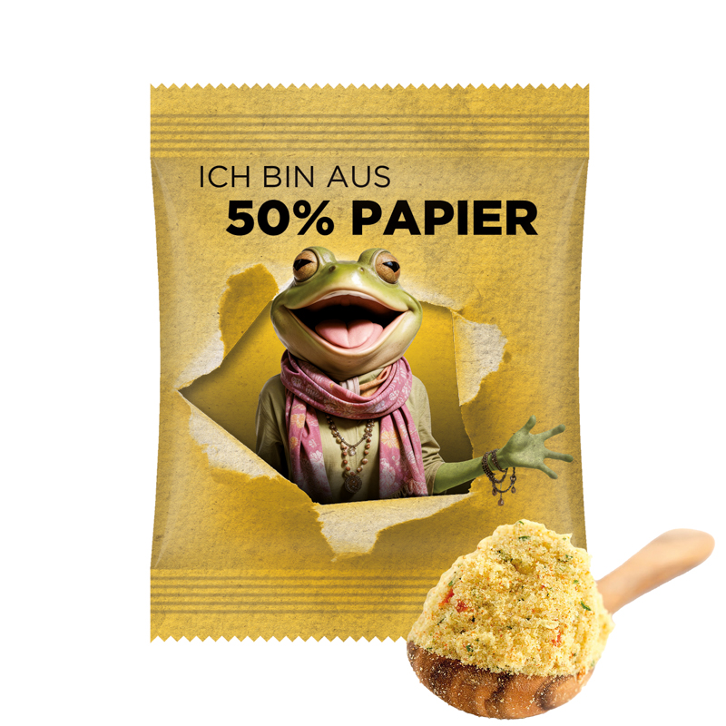Minitüte, 10 g, Folie mit 50% Papieranteil, Maistro Meine klare Suppe