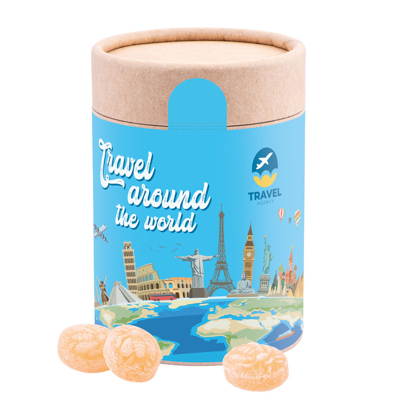 Papierdose Eco Maxi, Honigbienen Bonbons