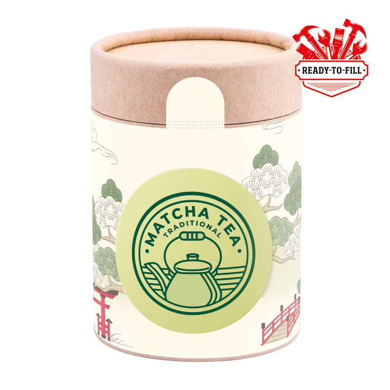 Papierdose Eco Maxi, kundengestelltes Füllgut