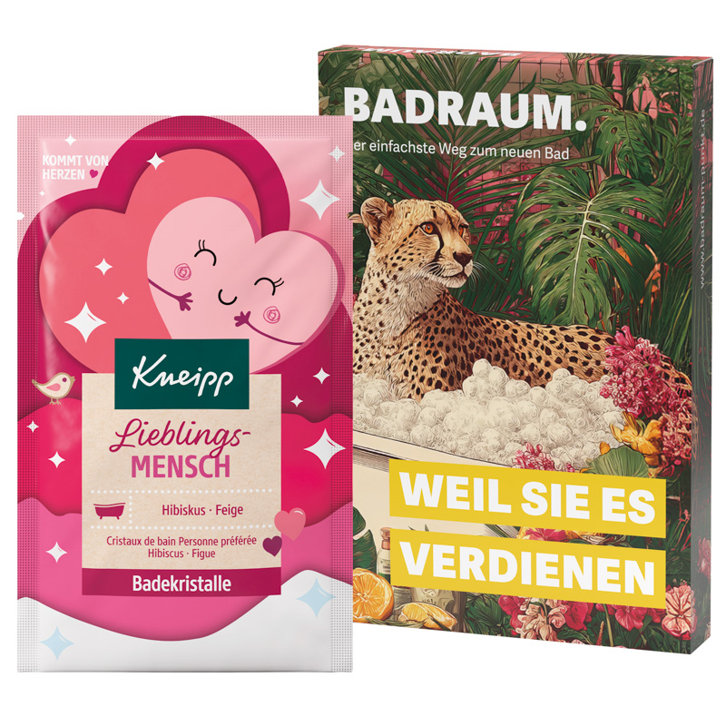 Promotion Case, Kneipp Badekristalle Lieblingsmensch