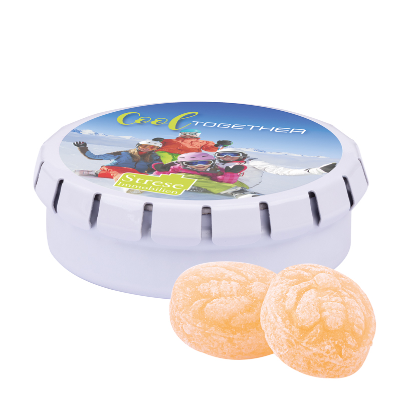 Quick Box, weiß, Honig Bonbons