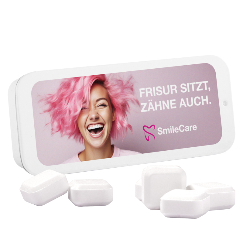 Schiebedeckeldose, Traubenzuckerquadrate