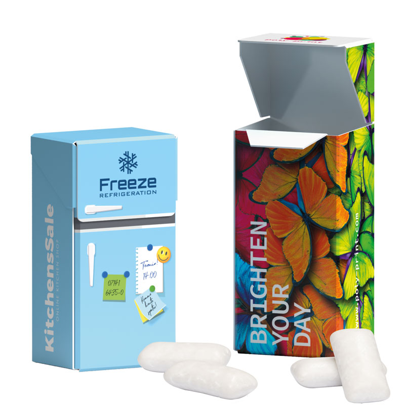 Slim Box Mini, KoRo Menthol Kaugummi, zuckerfrei