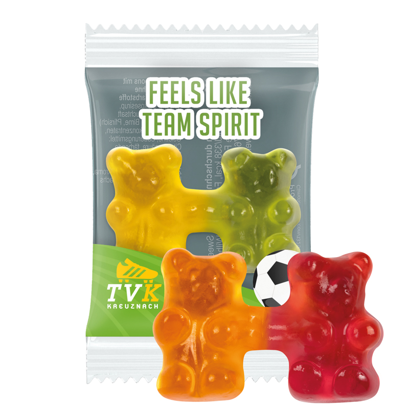 Trolli Team Gummibärchen Premium, Folie transparent