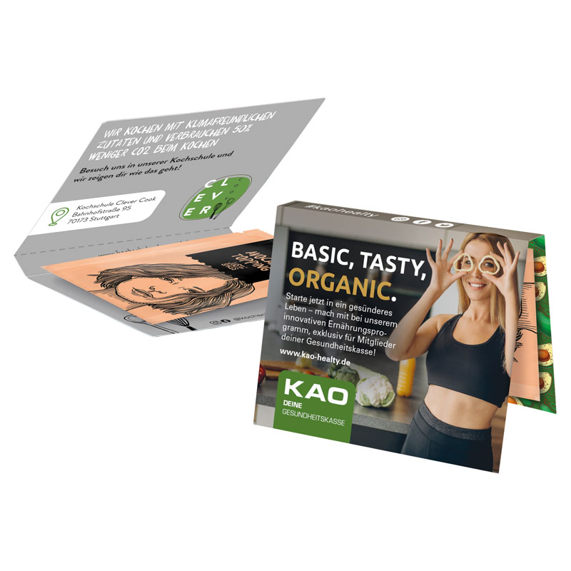 Werbekarte Midi, Just Spices Avocado Topping