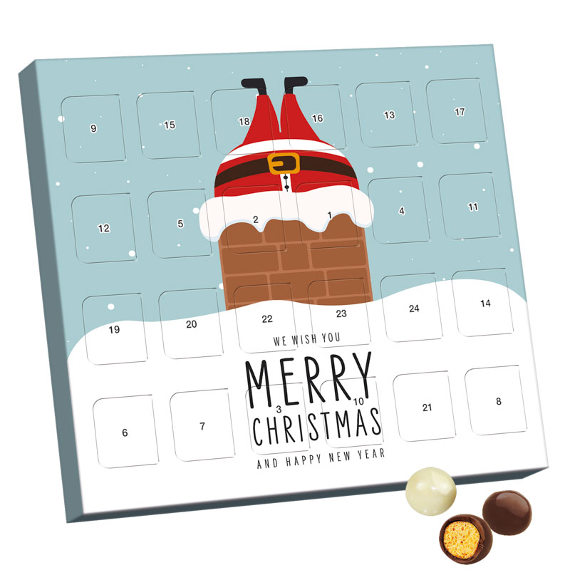 XS Adventskalender Brandt Knusperkugeln Black & White