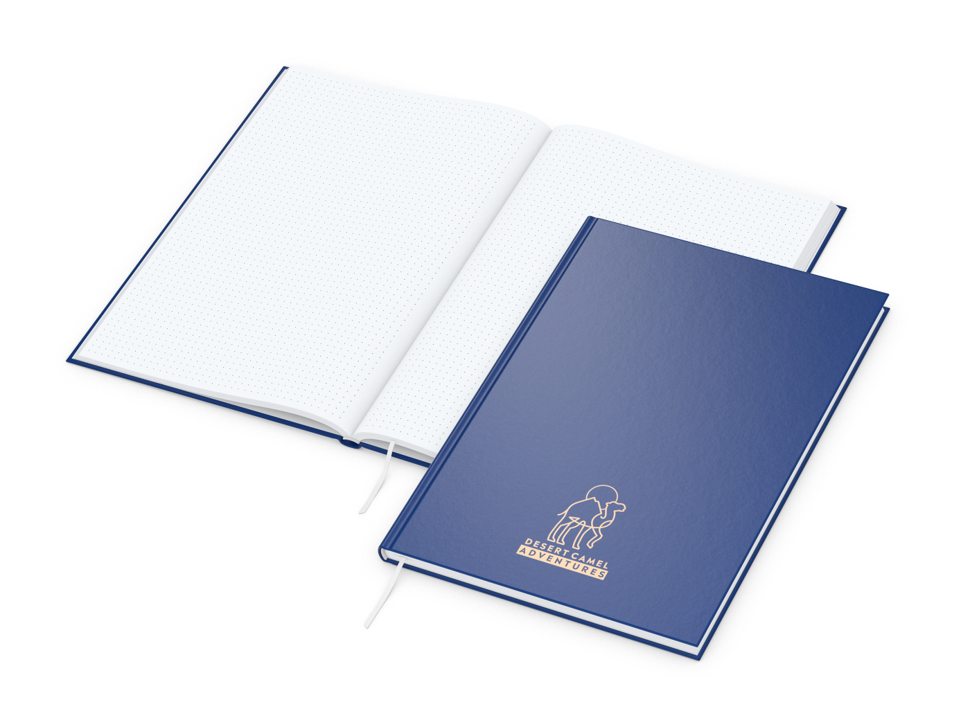Notizbuch Note-Book, A4, Punktraster, dunkelblau