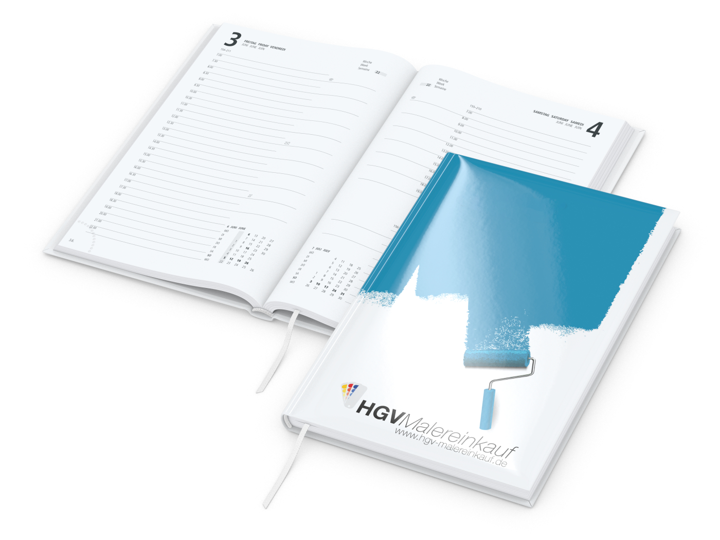 Tageskalender Basic, matt