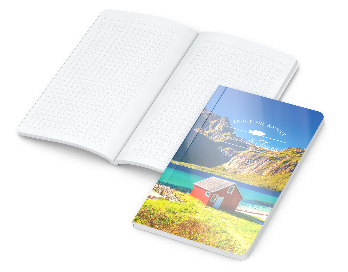 Notizbuch Copy-Book, Pocket, Winkelkaro, matt