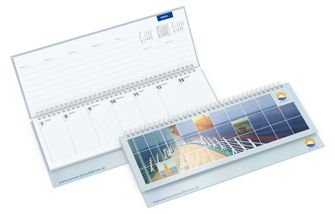 Tisch-Querkalender Master, Hardcover Papier matt