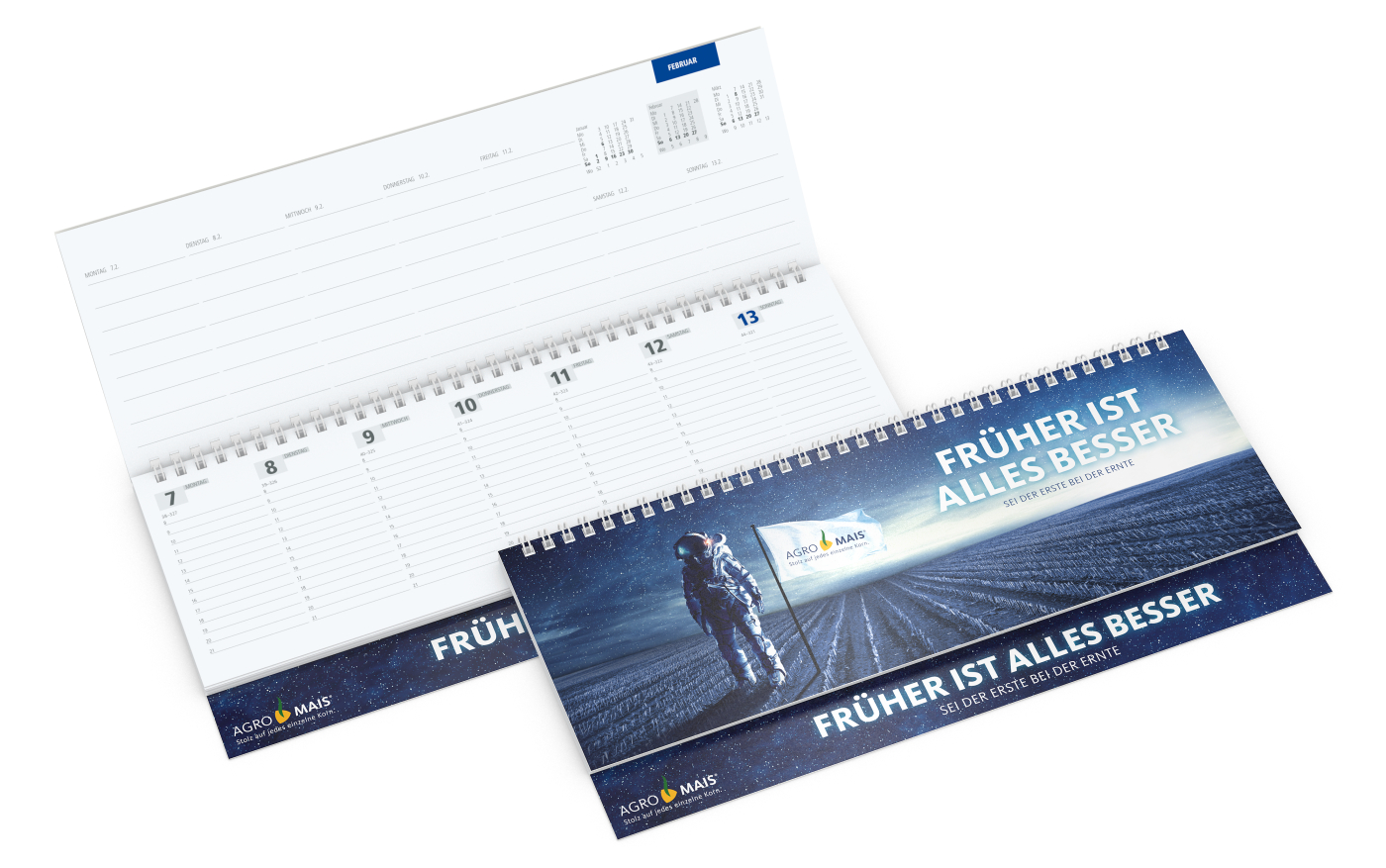 Tisch-Querkalender Master, Softcover Karton