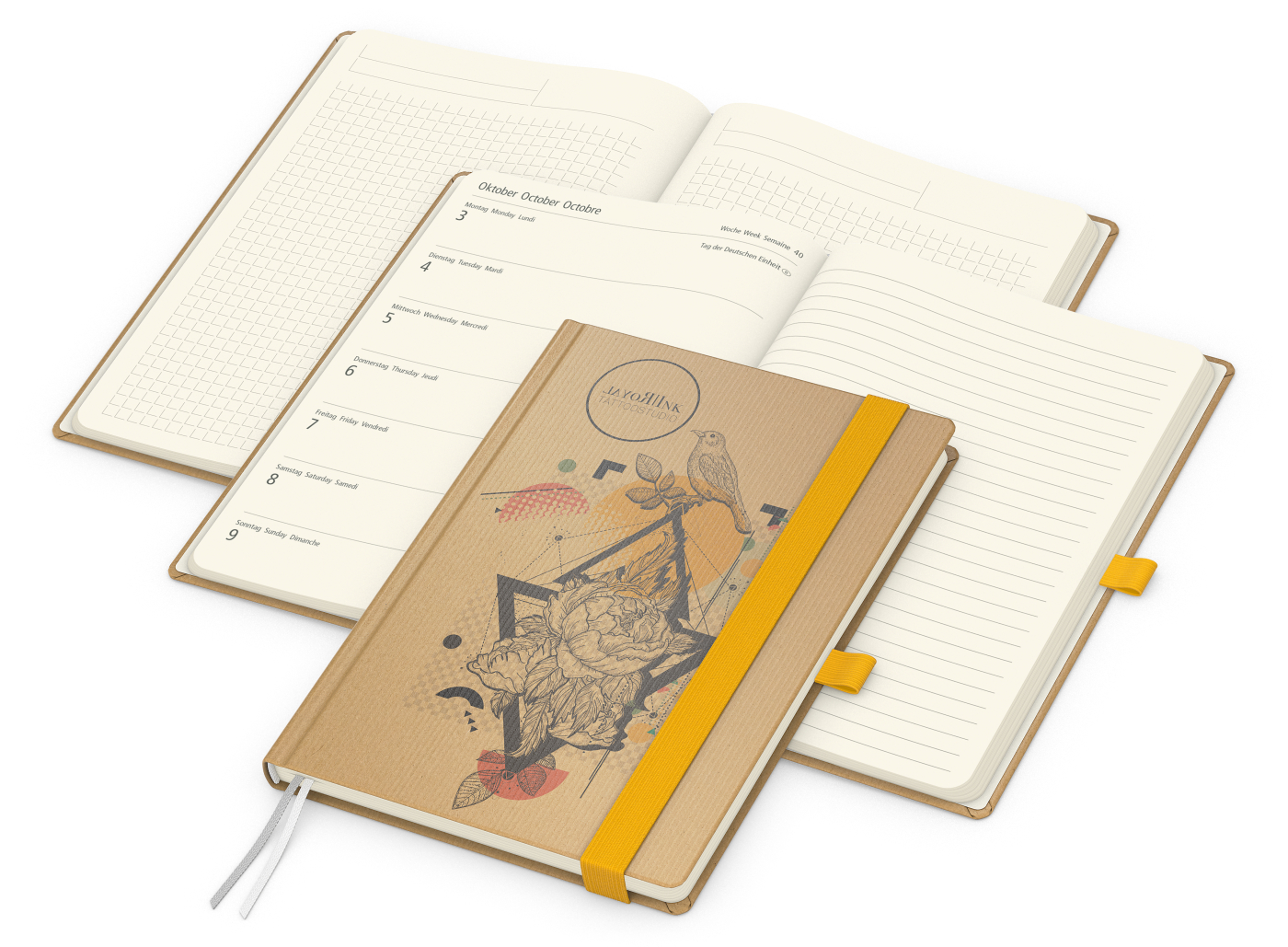 KalenderBuchkalenderWochenkalender mit Notizbuch