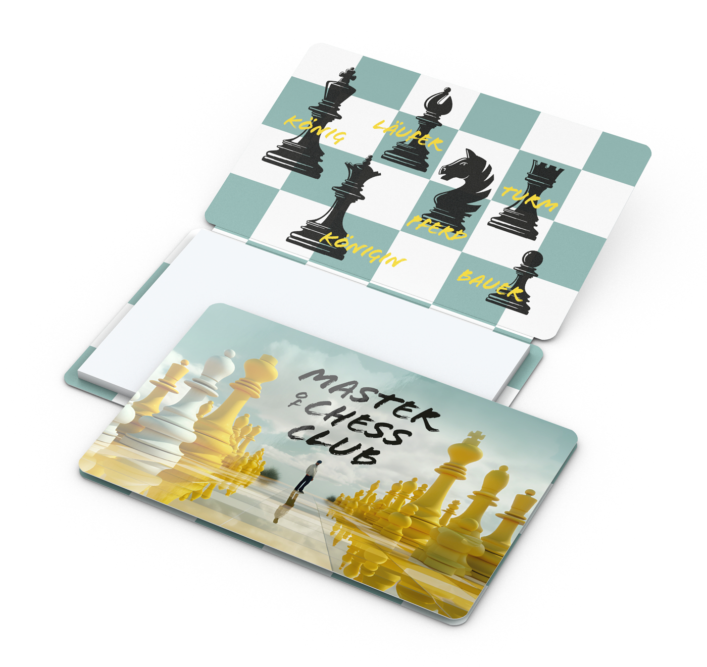 Haftnotizblock Multi-Card, White, matt
