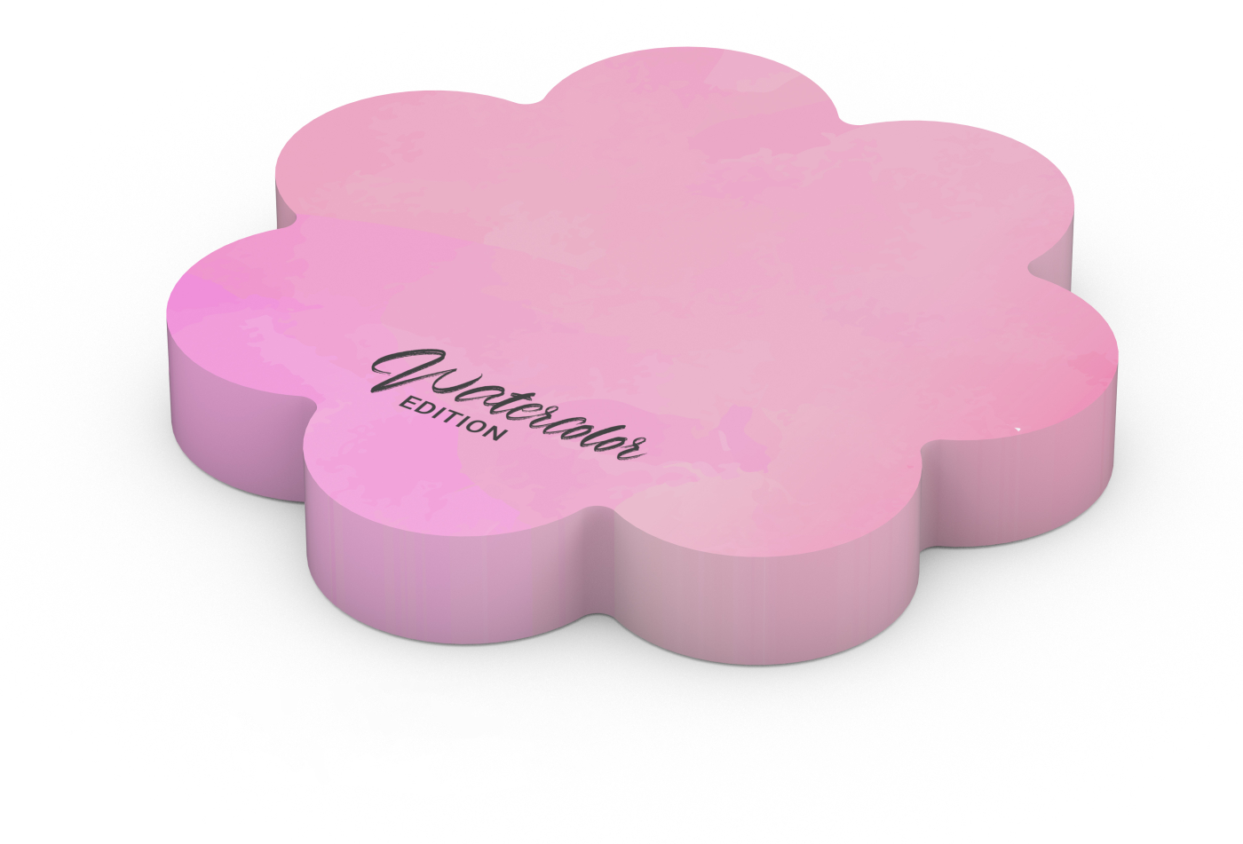 Haftnotizblock Form 72 × 72 mm, 100 Haftzettel, Blume