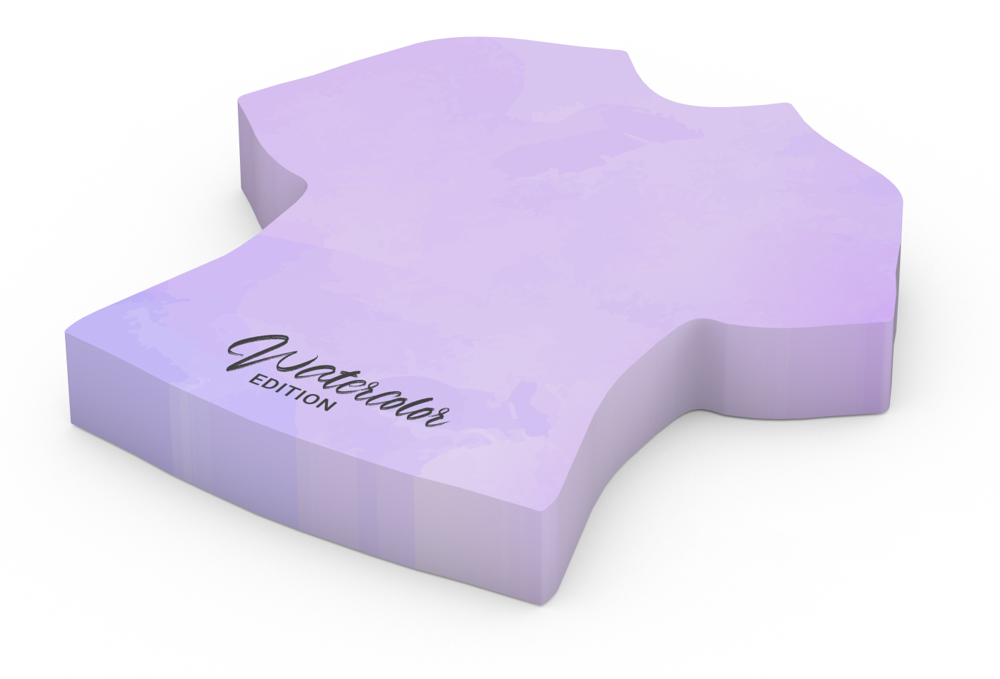 Haftnotizblock Form 72 × 72 mm, 100 Haftzettel, T-Shirt
