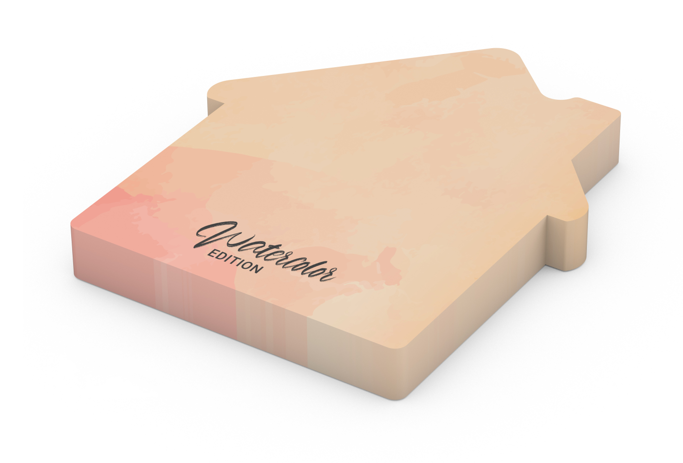 Haftnotizblock Form 100 × 72 mm, 100 Haftzettel, Haus