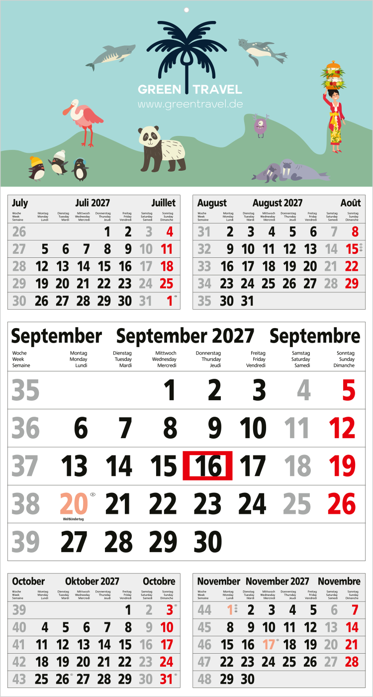 5-Monatskalender Einblatt Budget 5 EXPRESS