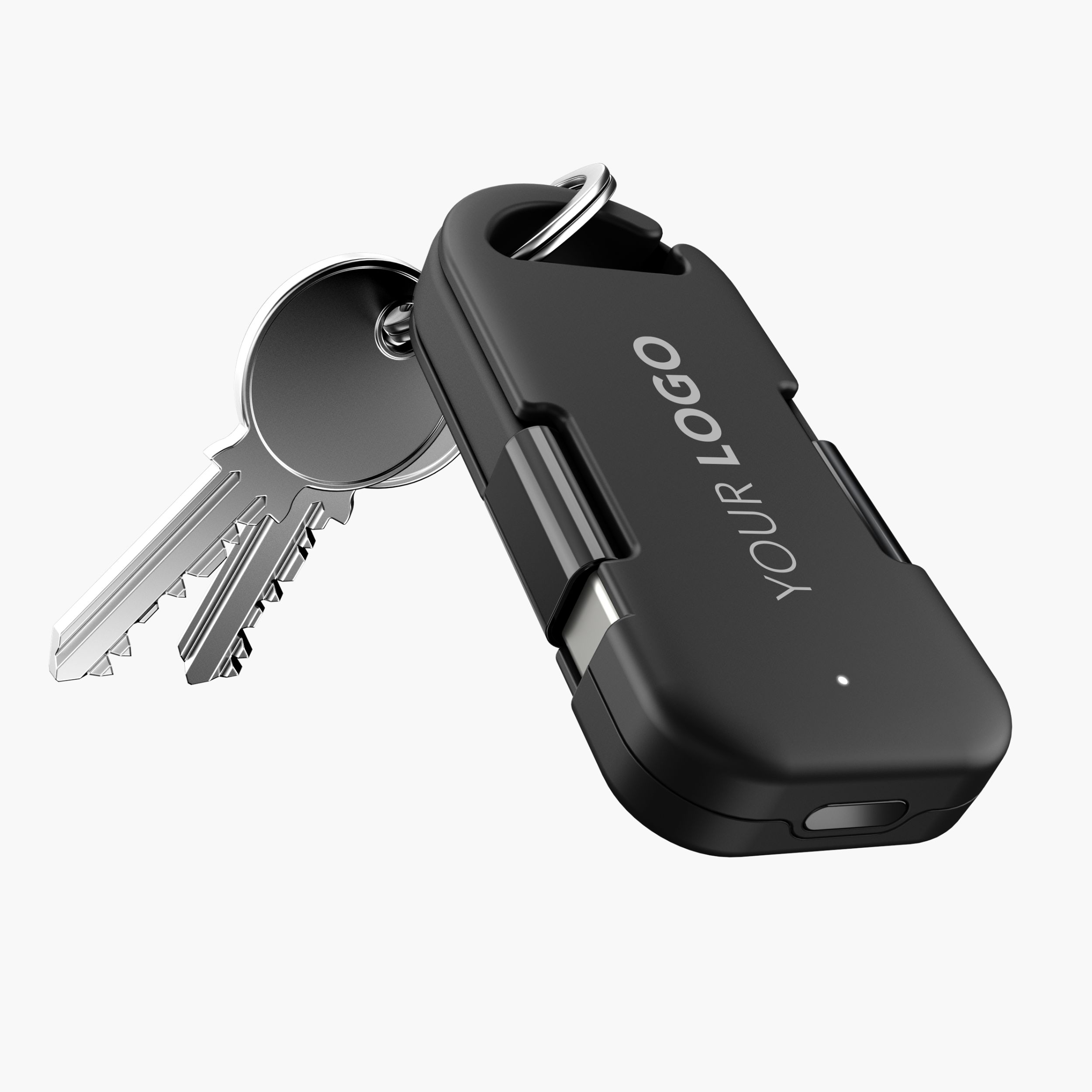 Evergreen Go – Die Notfall-Powerbank für den Schlüsselbund – Schwarz
